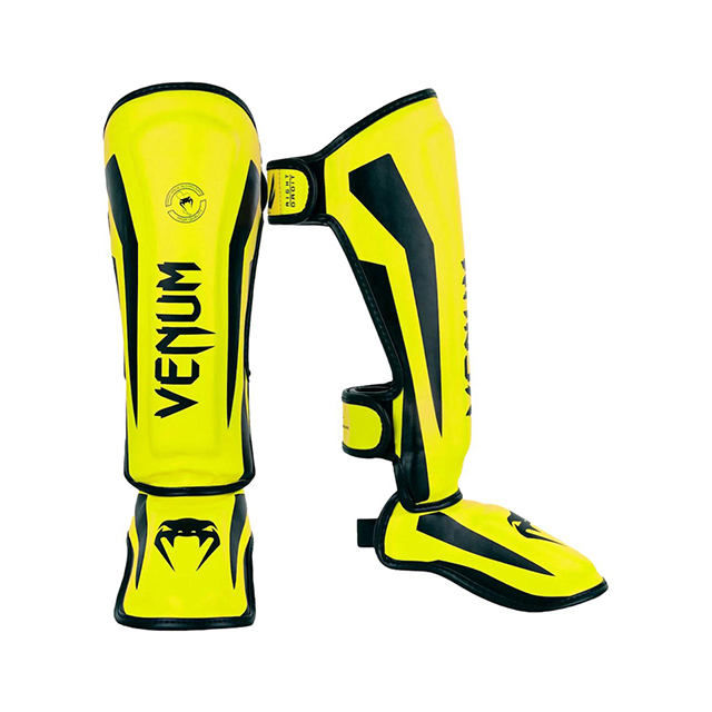 Venum Elite Shin Guards Kids - Exclusive - Neo Yellow R...